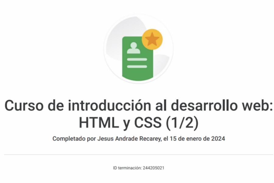 Curso de introducción al Desarrollo web: HTML y CSS (1/2)